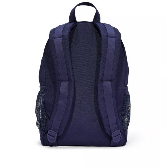 VS Pink Ivy Classic Canvas Backpack in Midnight Navy adjustable polyester zipper main image 5